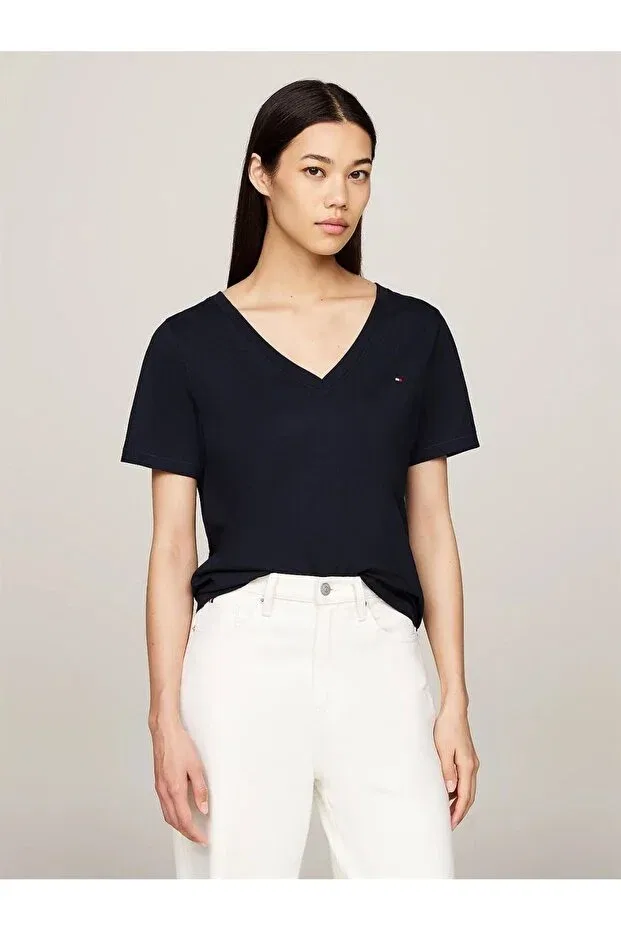 Женская футболка с длинным рукавом Tommy Hilfiger, Navy Blue