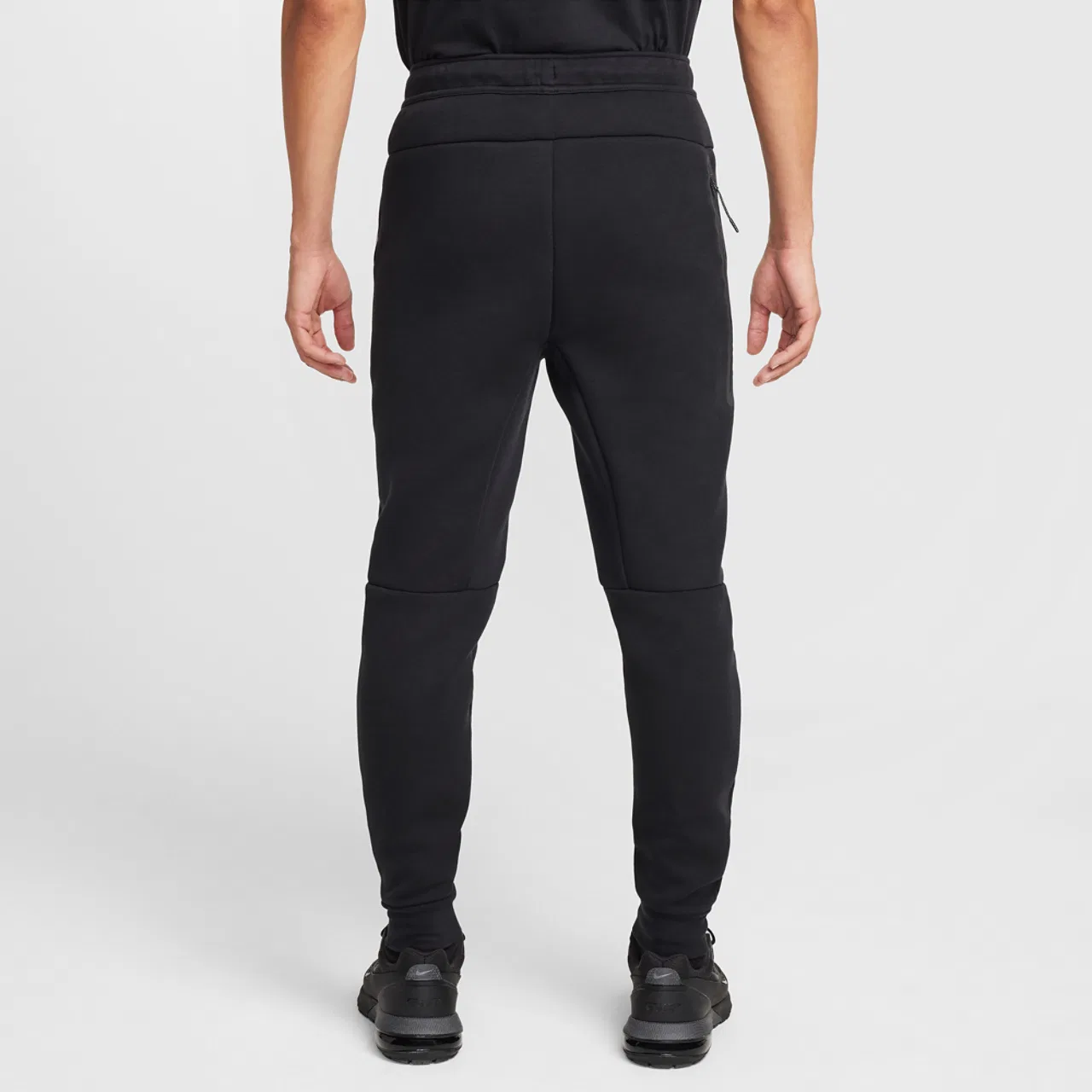 Мужские брюки Tech Fleece Nike, цвет Black/Dark Grey Heather — фото 3