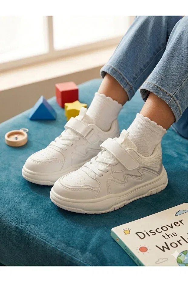 Детские ортопедические кроссовки для девочек Cool Kids, White