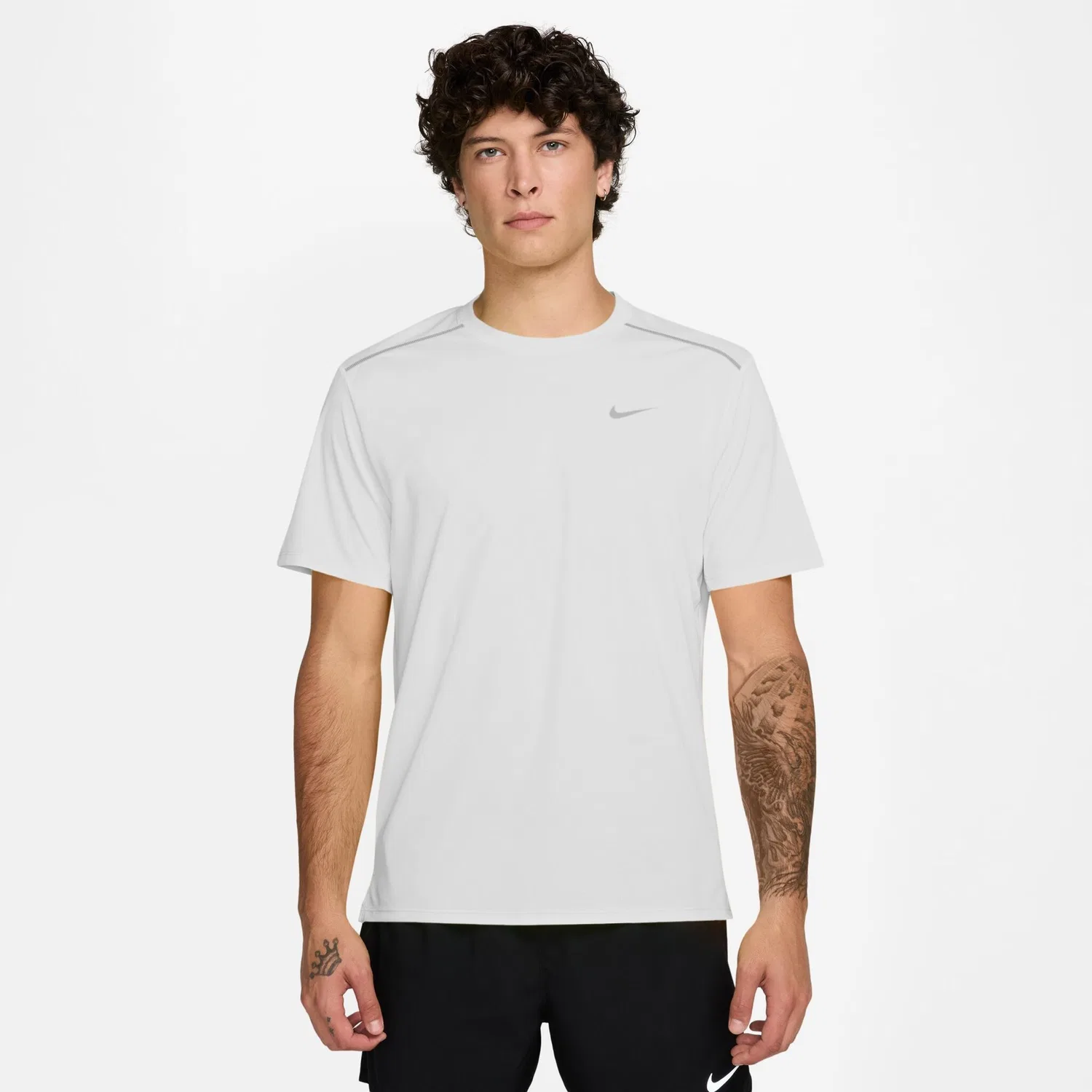 Детская футболка для бега с отражающими элементами Nike, White