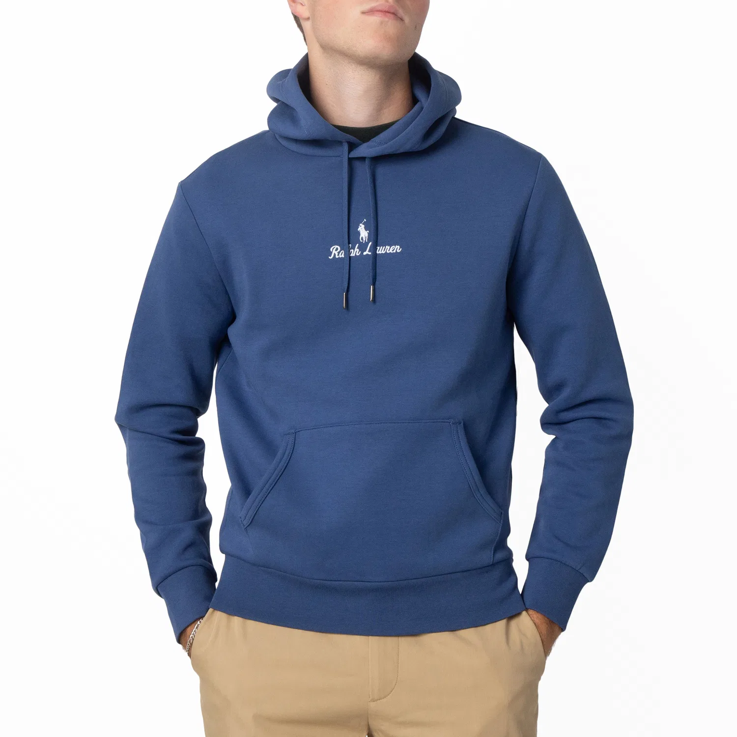 Худи с логотипом Double-Knit Polo Ralph Lauren, Night Navy