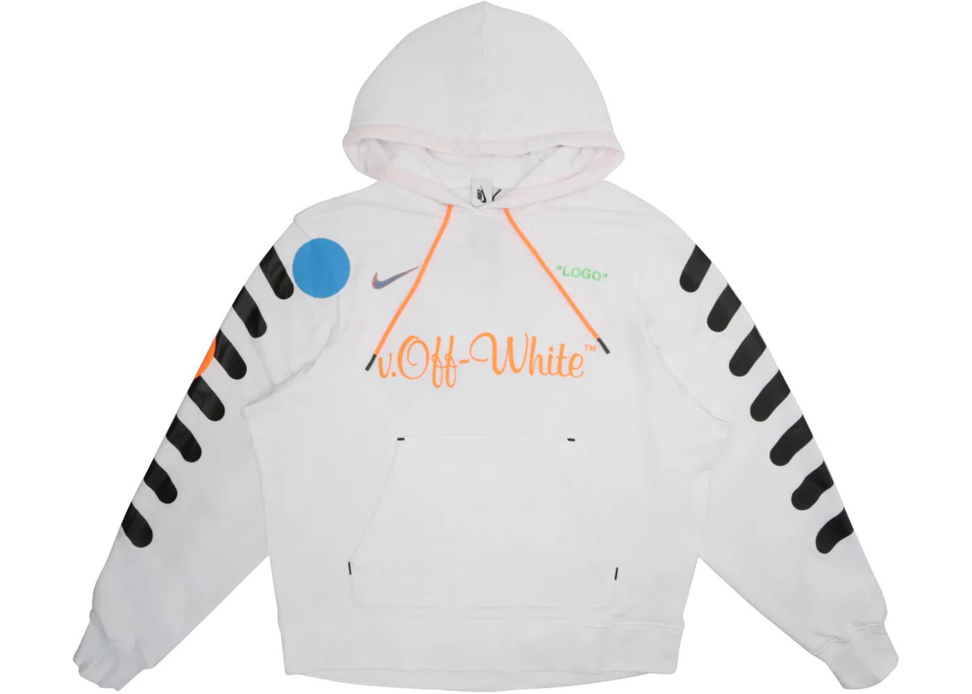 Мужская худи коллаборации Nikelab x OFF-WHITE Mercurial NRG X Nike, White