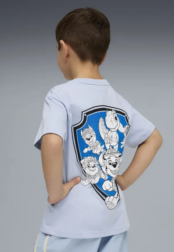 Футболка с принтом Paw Patrol Relaxed Graphic T-shirt Puma, Snow Mountain Blue, синий — фото 3
