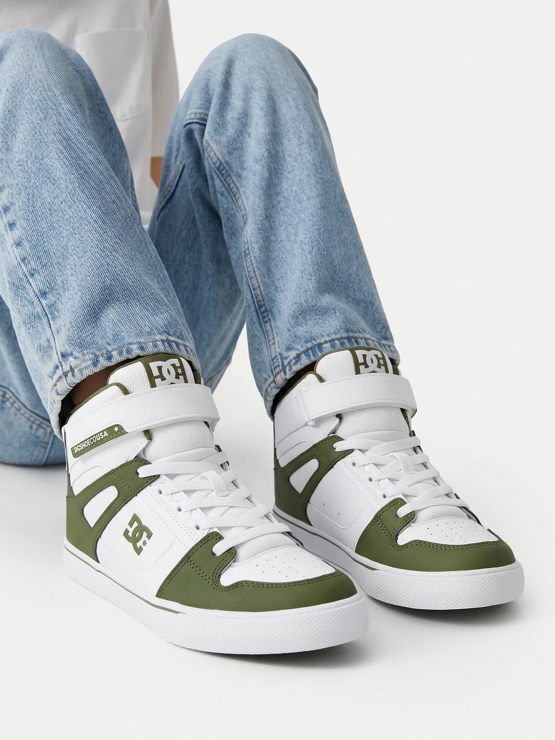 Кроссовки для мальчика BOYS Dc Shoes, белый