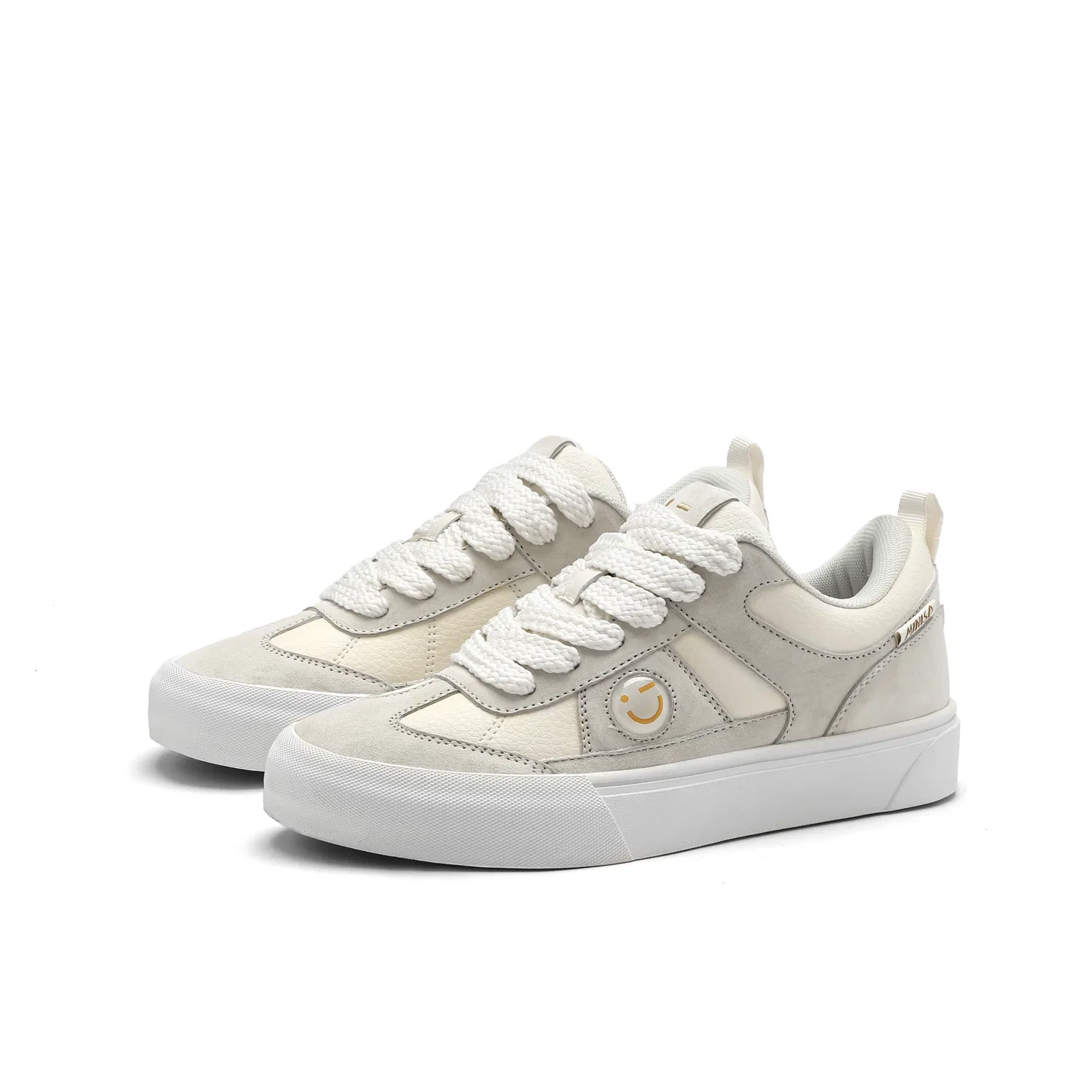 Детские кроссовки для скейтбординга MINISO, Beige Gray — фото 3