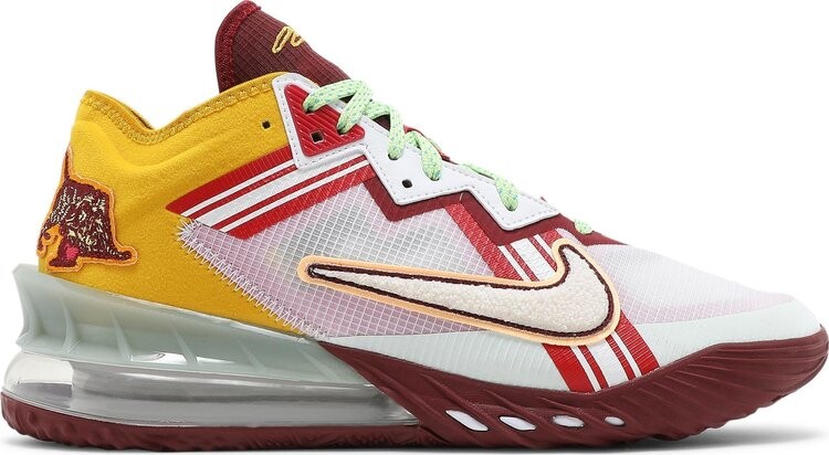 

Кроссовки Nike Mimi Plange x LeBron 18 Low 'Higher Learning', белый