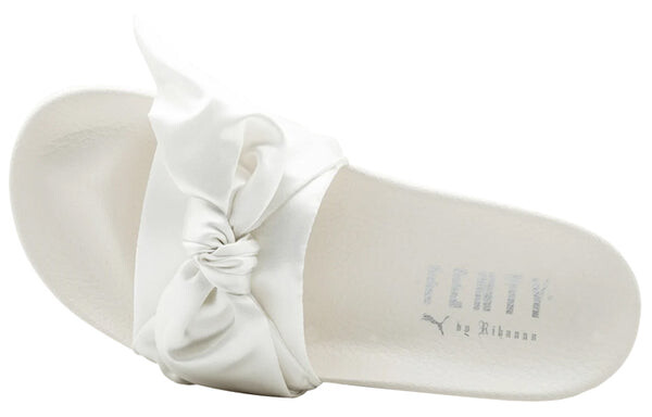 Тапочки fenty x bow slide 'off white' Puma, белый — фото 3