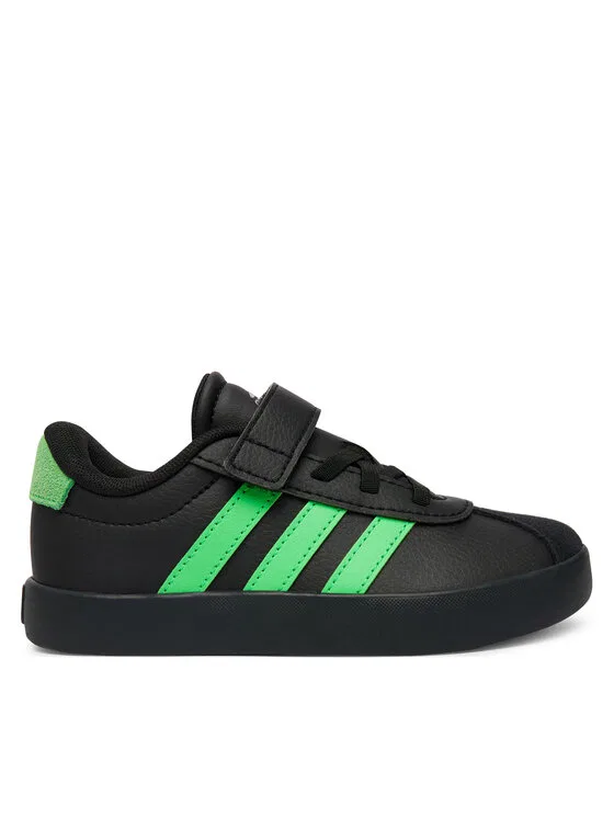 Кроссовки Vl Court 3.0 Skateboarding Shoes Kids Adidas, черный