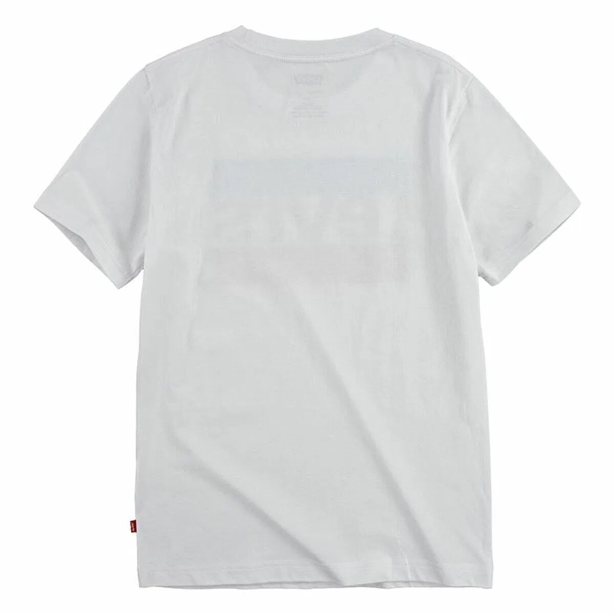 Детская хлопковая футболка с коротким рукавом Sportswear Logo Levi's, Weiss — фото 2