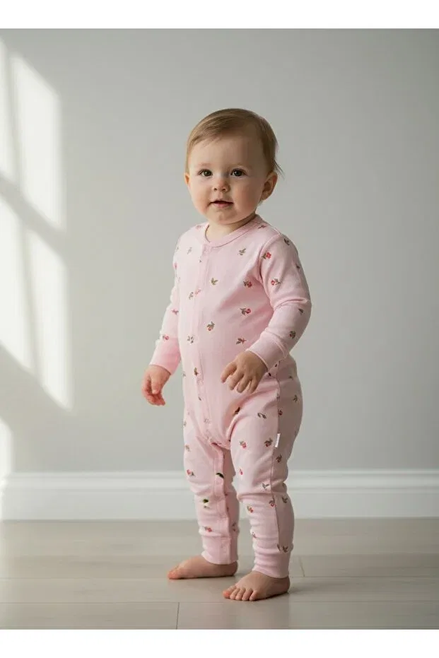 Детский комплект боди-комбинезонов с принтом 3-Piece baby romper set without booties Mou&Kou, Multicolor — фото 4