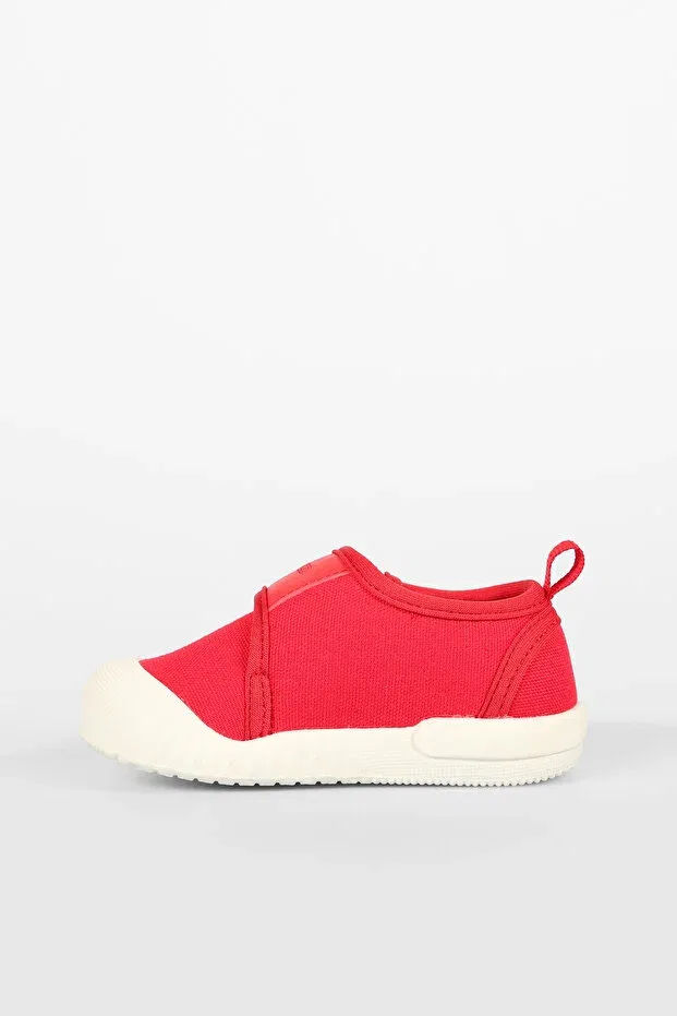 Детские повседневные туфли для девочек с принтом Rent basic girl first step Vicco, Red — фото 2