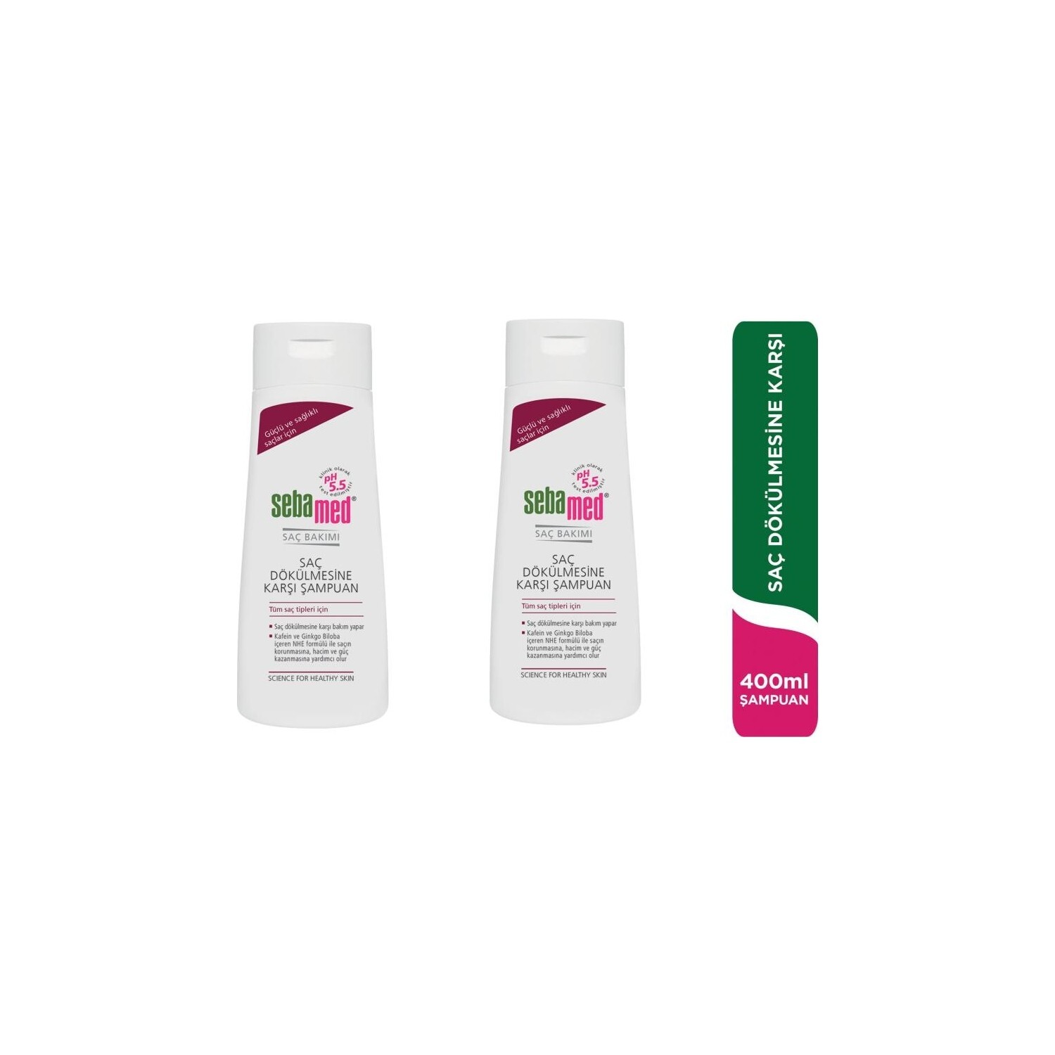 

Шампунь Sebamed Anti Hairloss против выпадения волос, 2 флакона по 400 мл