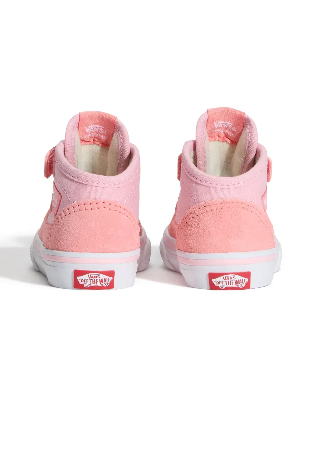 Полуразборная обувь на эластичных шнурках. Унисекс - детская обувь Vans, Dark Pink — фото 4