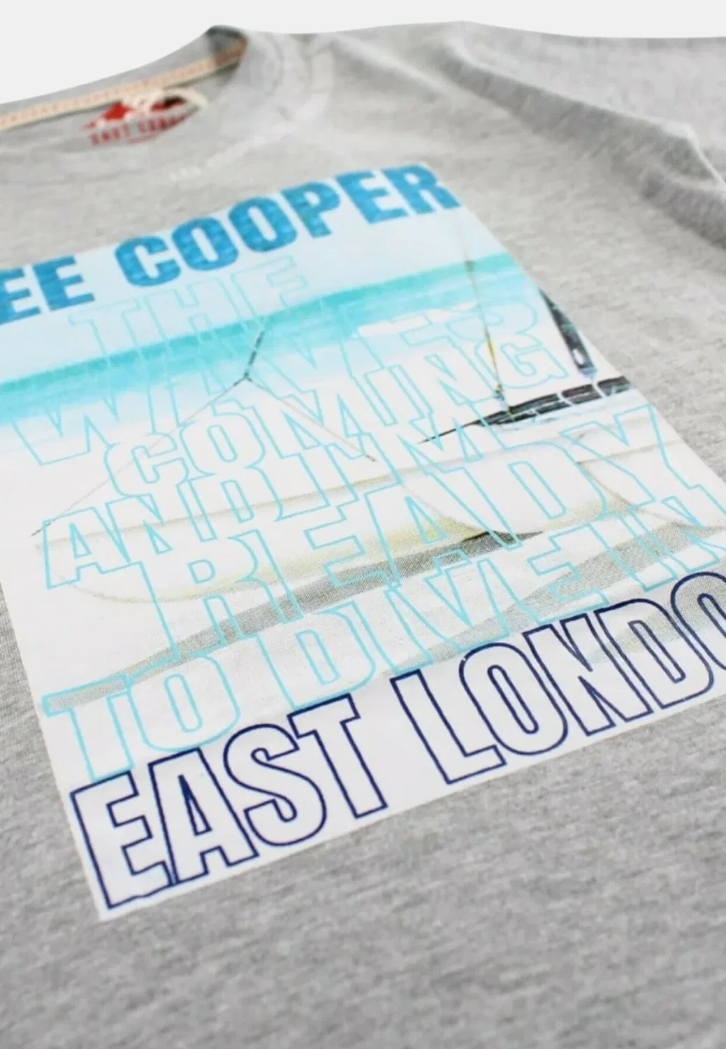 Imprimé - футболка с принтом Lee Cooper, Gris — фото 3