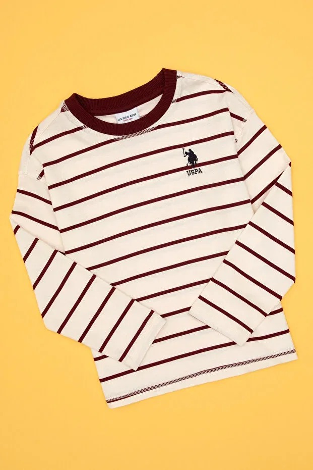 Детское худи с длинным рукавом U.S. Polo Assn., Burgundy