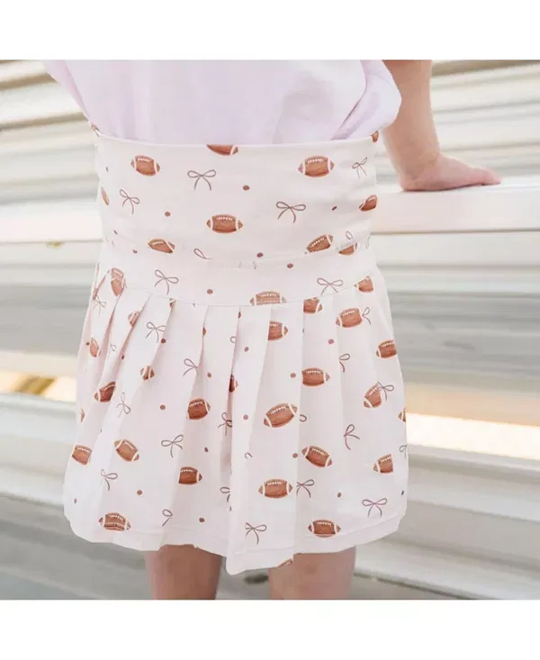 Детская юбка-шорты с принтом Game Day Athletic Skort Sweet Wink, мультиколор — фото 3