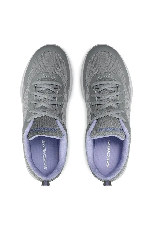 Детские кроссовки для девочек с принтом Sportswear Skechers, Gry — фото 2