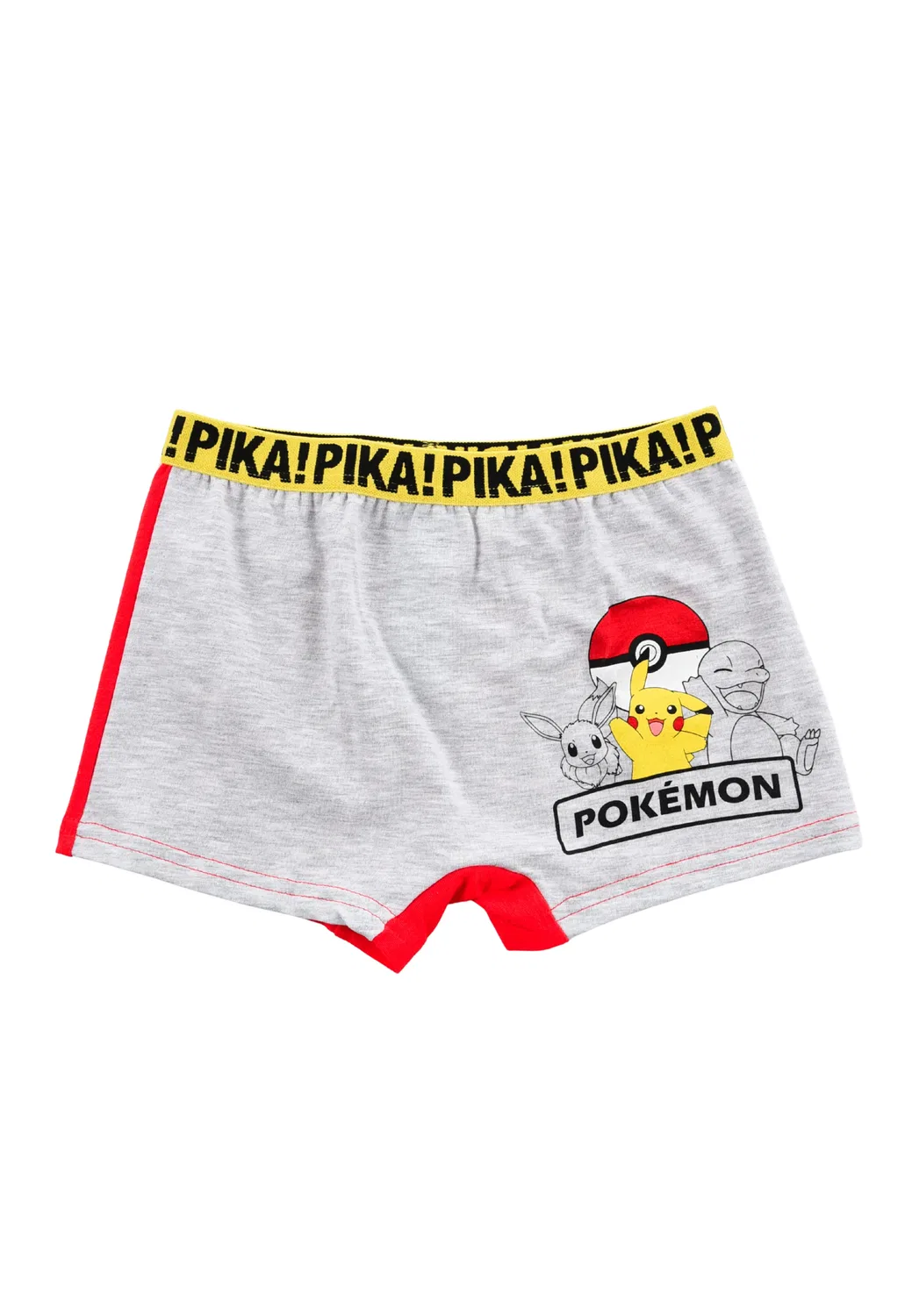 Трусы-боксеры с принтом комплект из 2 штук Pikachu Pokémon, красный — фото 4
