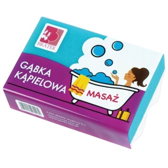 

Губка для ванны массажная, 1 шт. Pansy, Bratek