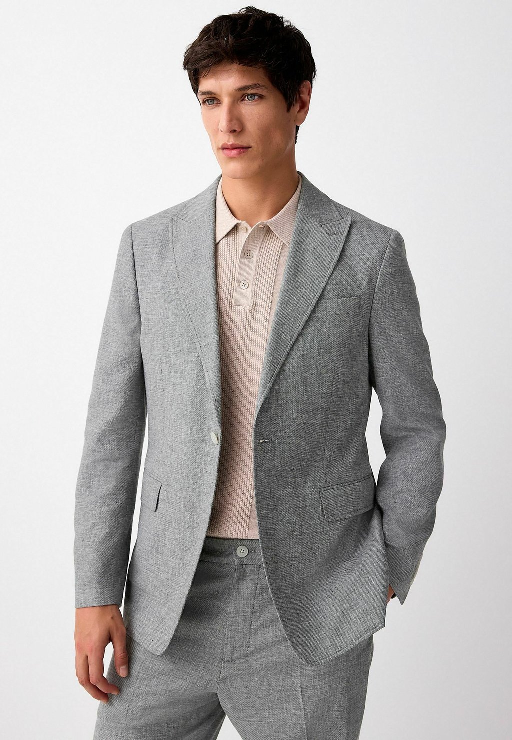 

Пиджак-блейзер Suit jacket Next, серый