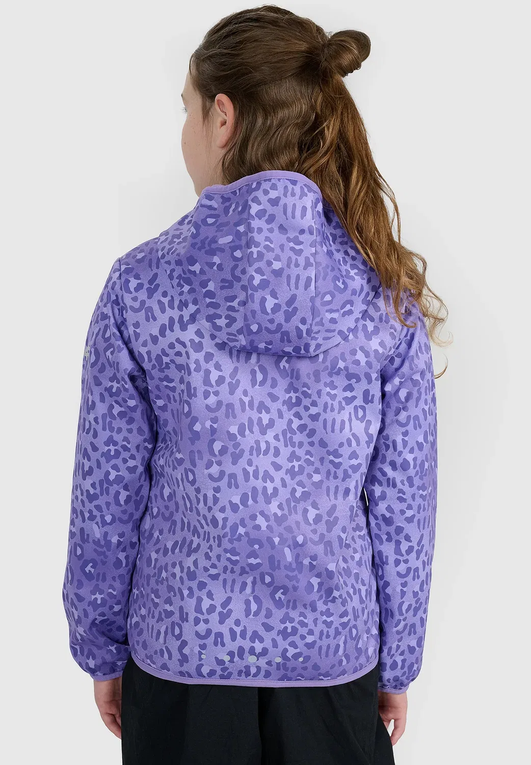 Kurtka softshell wiatroodporna membrana 5000 dziewczęca - куртка из мягкой оболочки 4F, Purple — фото 3