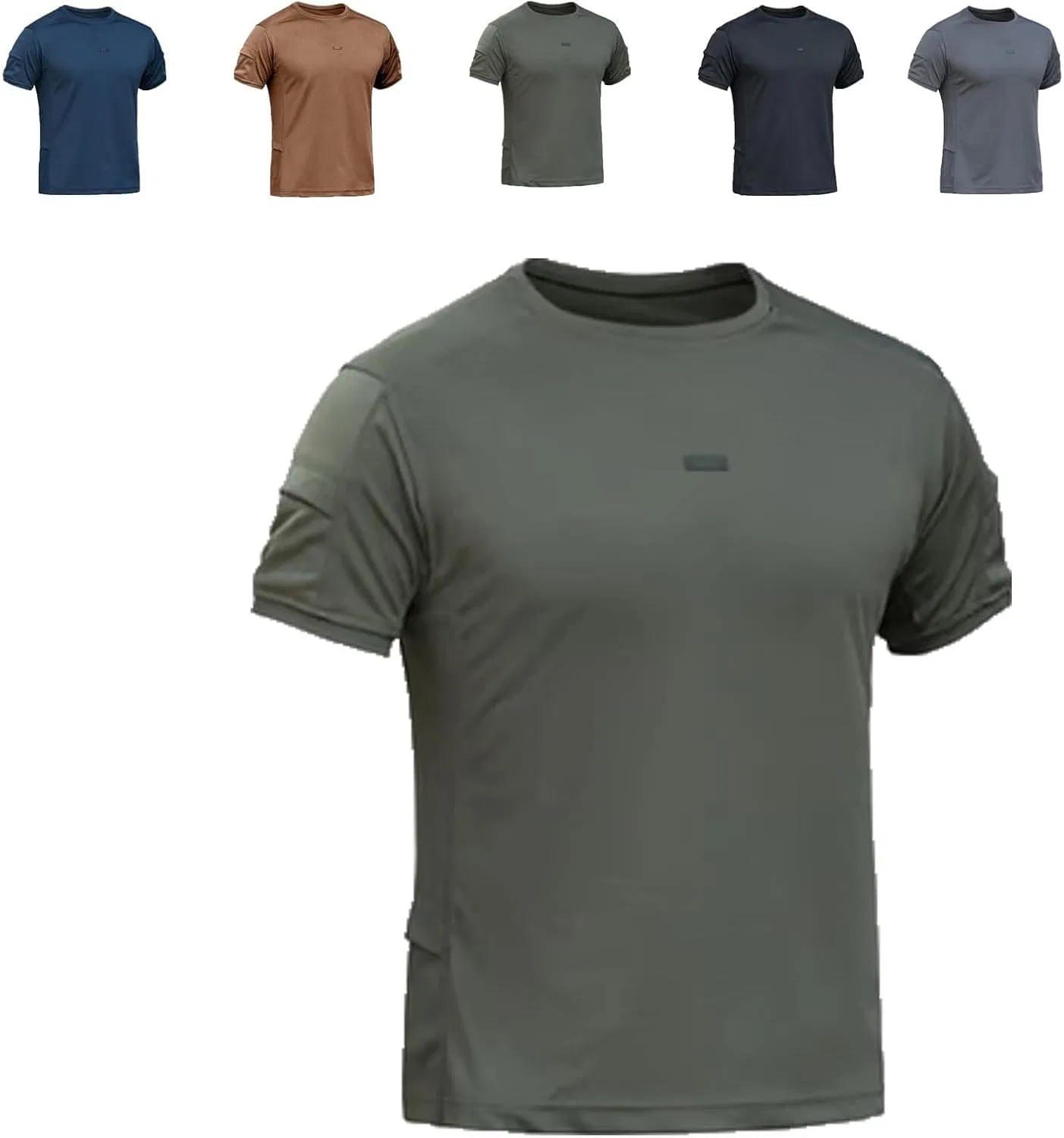 Мужская быстросохнущая тактическая футболка Athletic Fit, Green