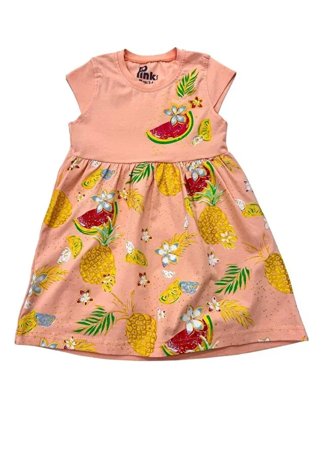 Детское платье для девочек с принтом Watermelon Girl's Dress Esterella, Puppy'S Paw