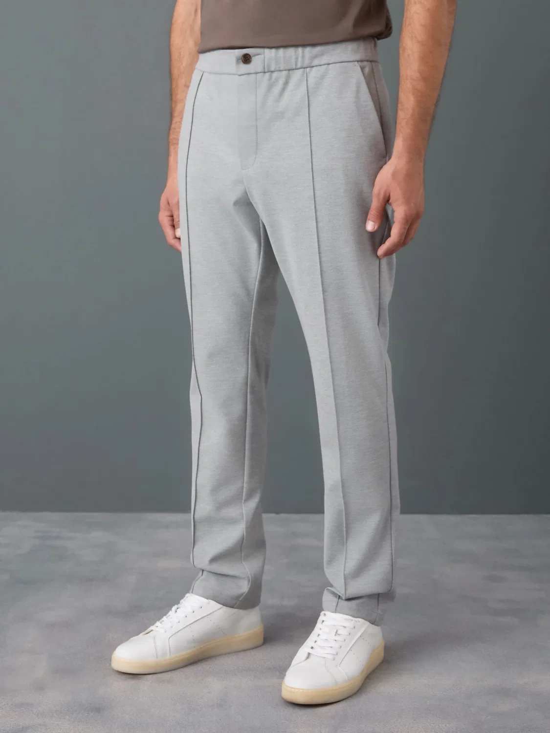 Брюки slim fit Light Grey Next