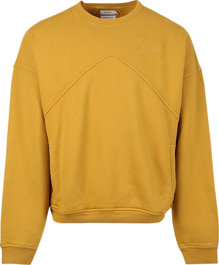 

Толстовка Rhude Crewneck 'Mustard', желтый