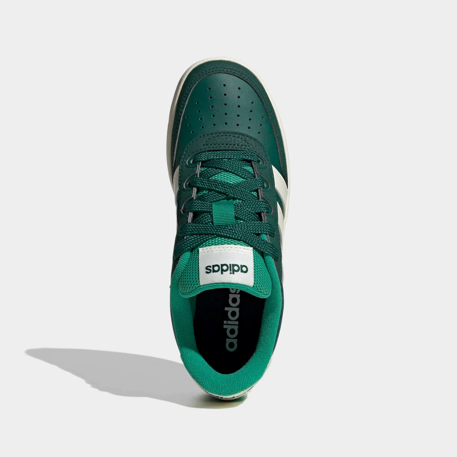 Детские кроссовки с низким силуэтом Adidas Sportswear, Collegiate Green/Off White/Court Green — фото 4