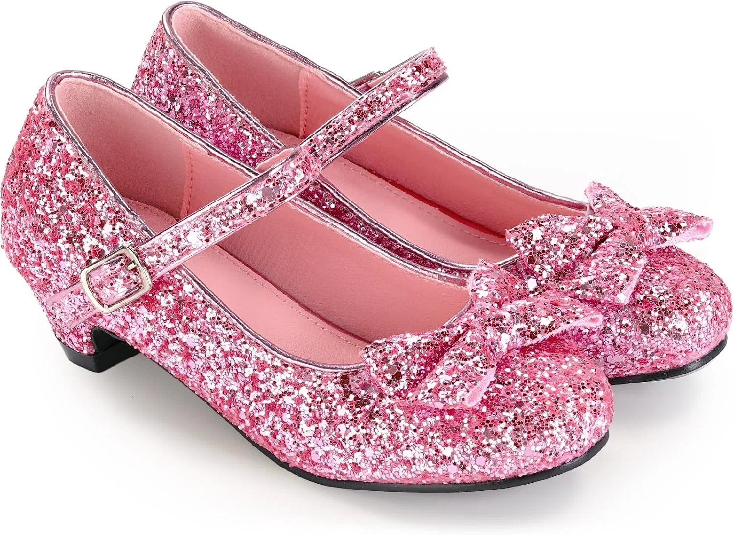 Детские туфли для девочек с блестками Haysandy, Pink