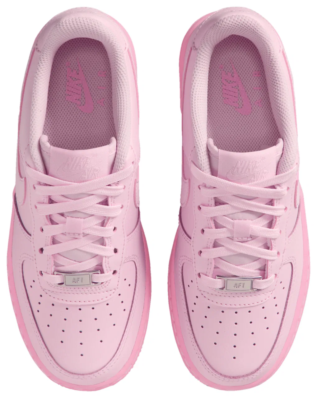 Кроссовки для мальчиков Air Force 1 Low Nike, цвет Pink Foam/Pink Foam/Pink Rise — фото 4