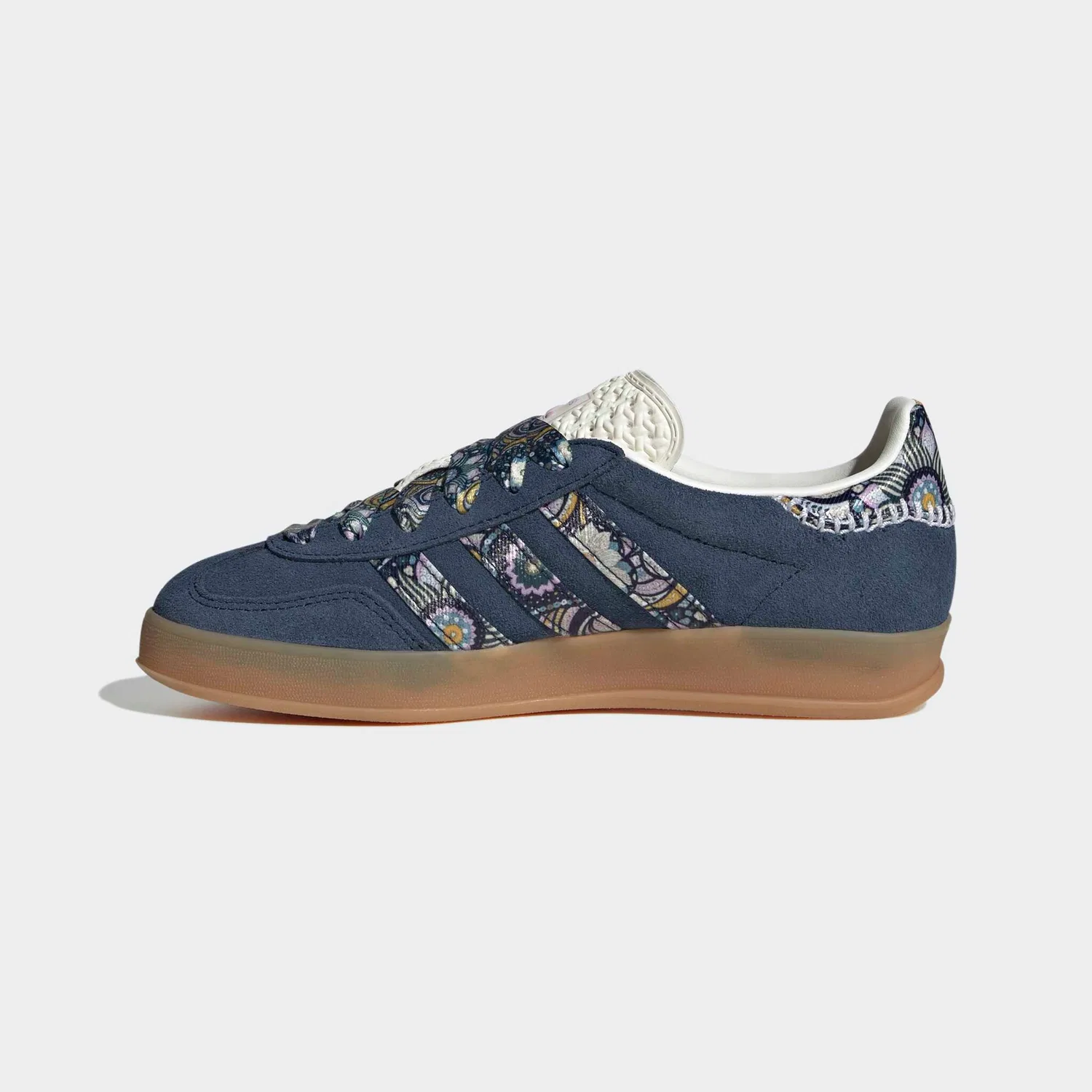 Детские кроссовки Gazelle Indoor J Adidas Originals, Night Indigo/Orchid Fusion/Gum — фото 3