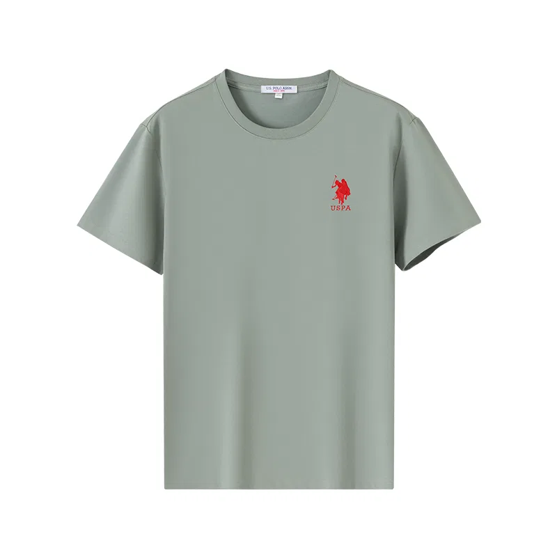 Футболка с круглым вырезом, свободного кроя, U.S. POLO ASSN., Green