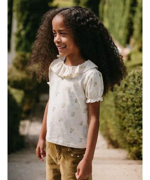 Детская футболка с длинным рукавомJosepha Egret Small JAMIE KAY, Off White — фото 4
