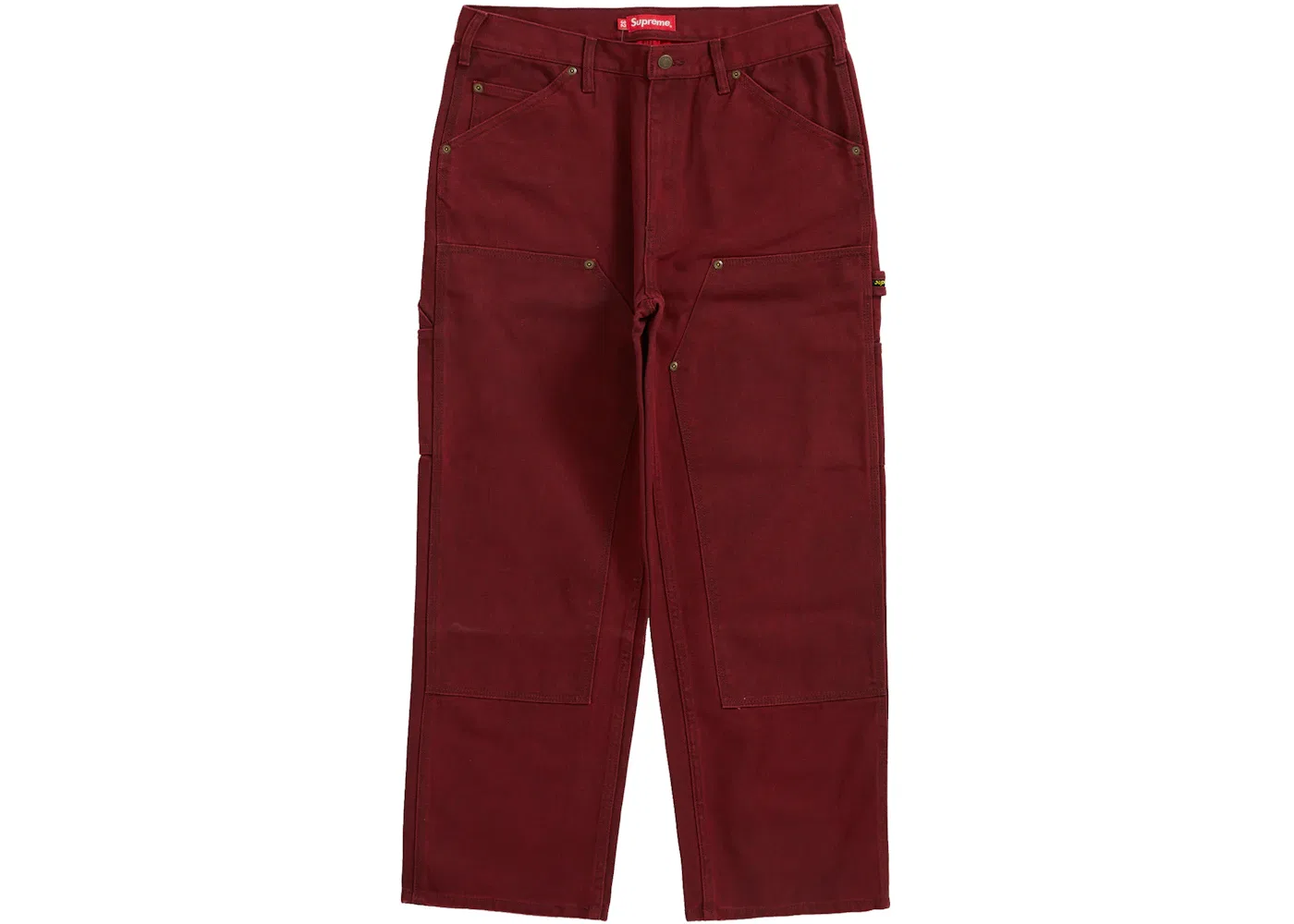Мужские брюки из плотного хлопка с двойным коленом Pant Supreme, Red