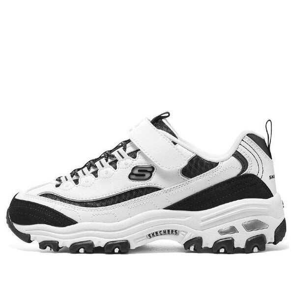 

Кроссовки dlites chunky shoes 'white black' Skechers, черный