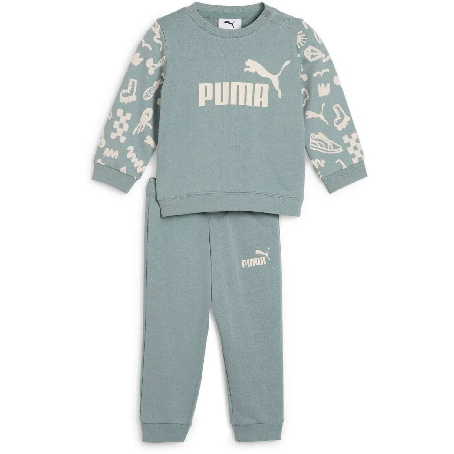 Детский спортивный костюм Puma Minicats Sandy Adventures Crew Set Tr, Blau