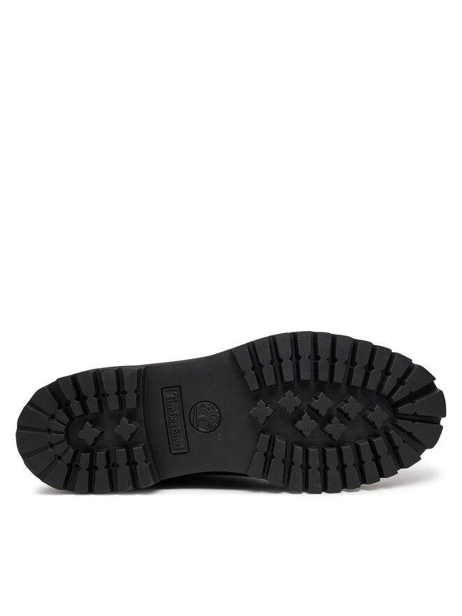 Мужские ботинки Timberland Premium из нубука на шнуровке, коричнево-черный — фото 4