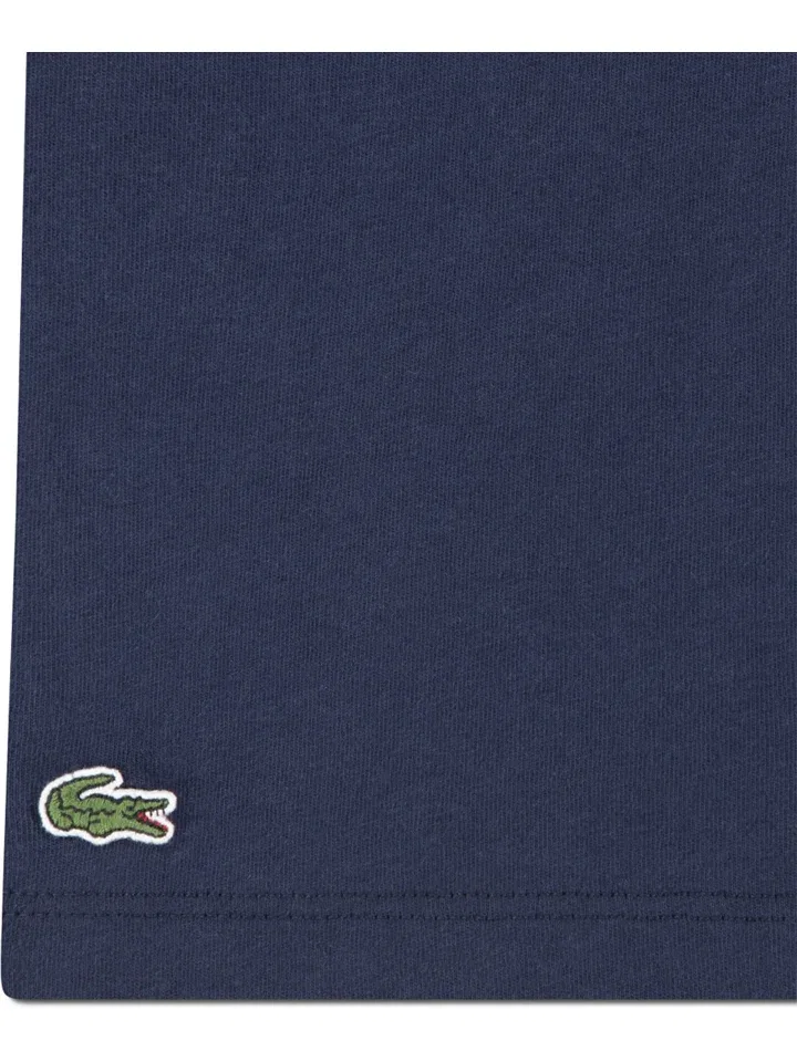 Свитшот однотонный Lacoste Kids, темно-синий — фото 3