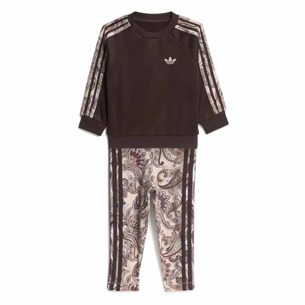 Комплект из лосин и носков Adidas Originals, коричневый