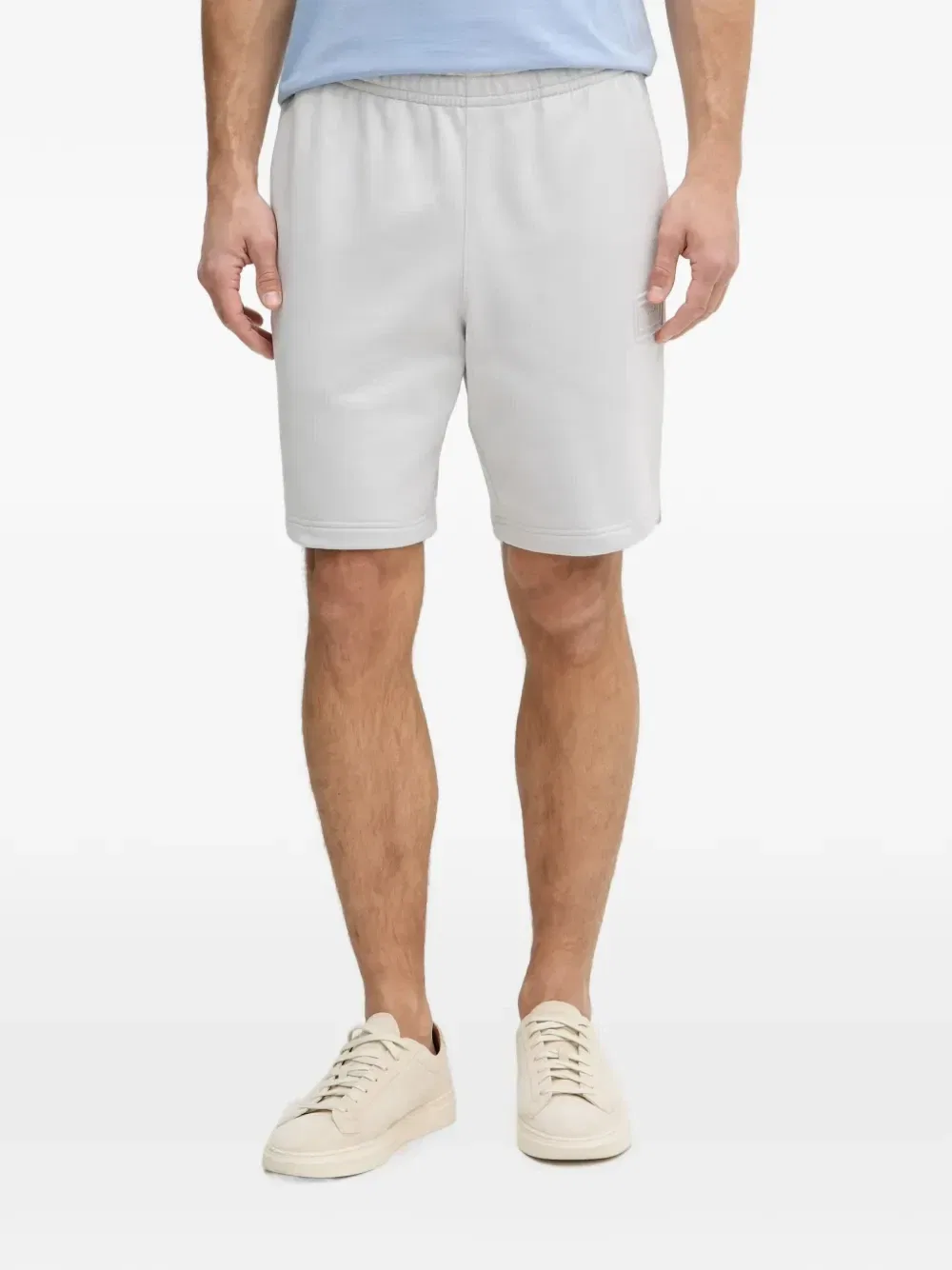 Шорты Lacoste с нашивкой-логотипом, серый
