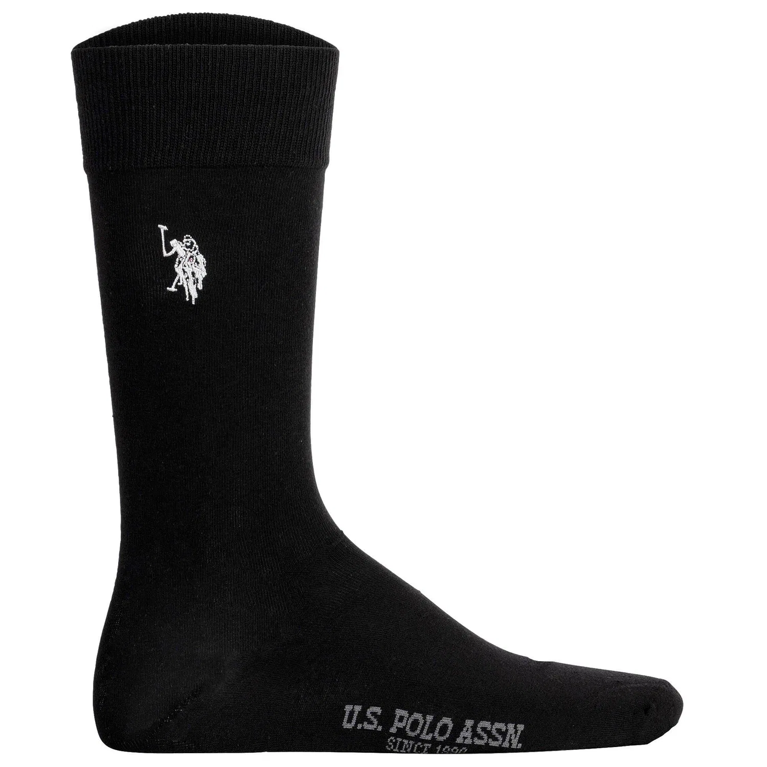 Мужские носки с длинным голенищем U.S. Polo Assn., Черный — фото 2