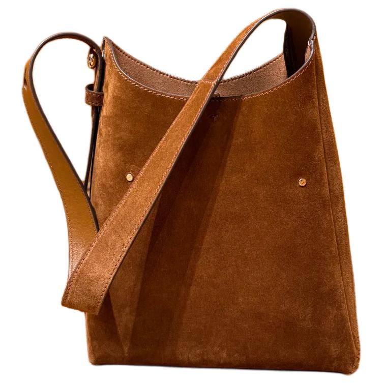 

TORY BURCH Роми Сплит Кожаная Сумка Хобо На Плечо Маленькая Женская Верблюжий