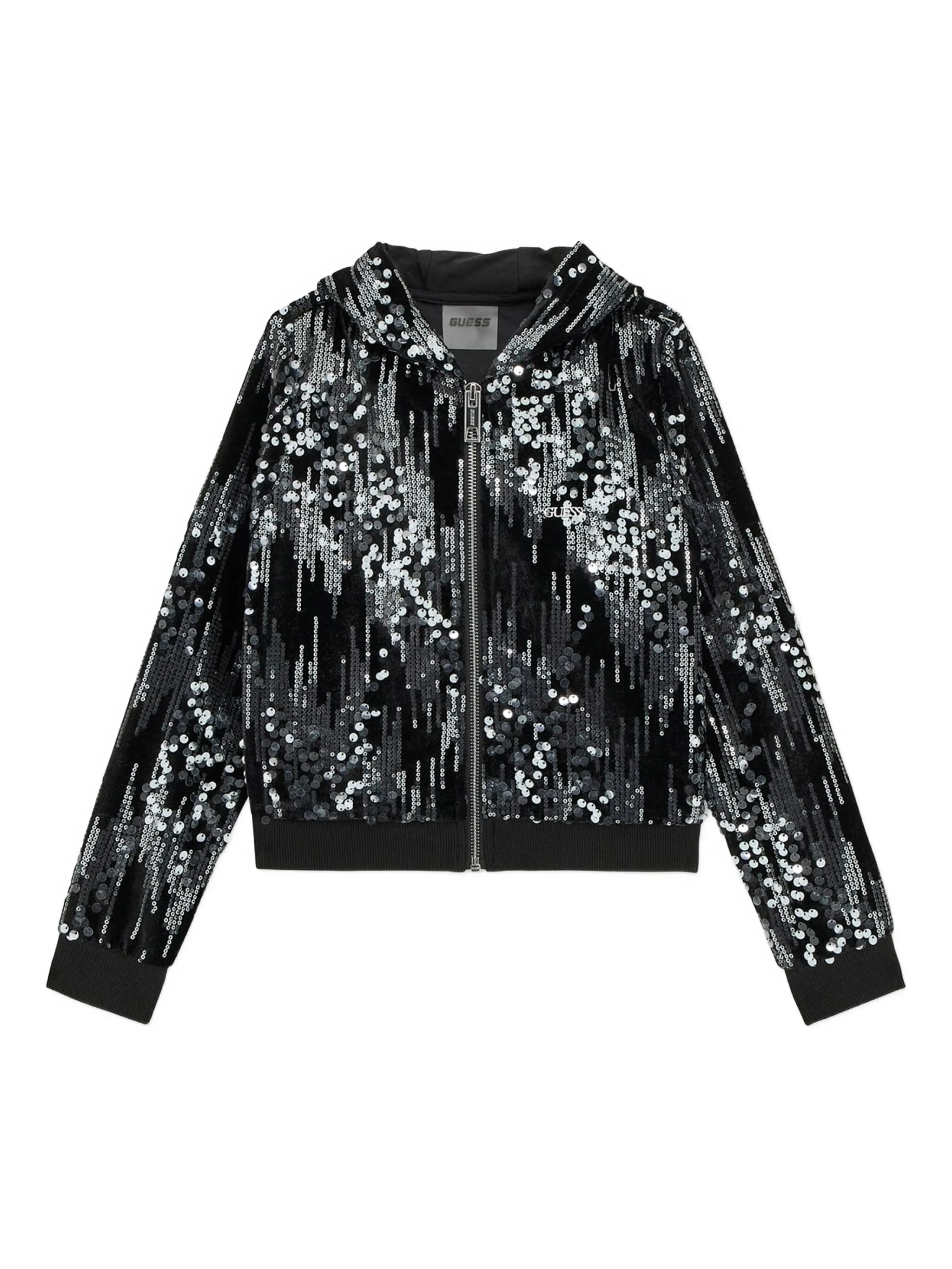 

Худи с пайетками Guess Kids, черный