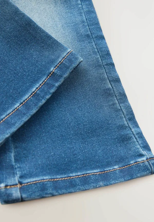 Джинсы прямого кроя с расклешенной юбкой Next, Mid Blue Denim — фото 3