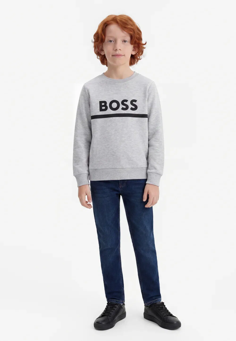 Толстовка - толстовка Boss Kidswear, Chine Grey
