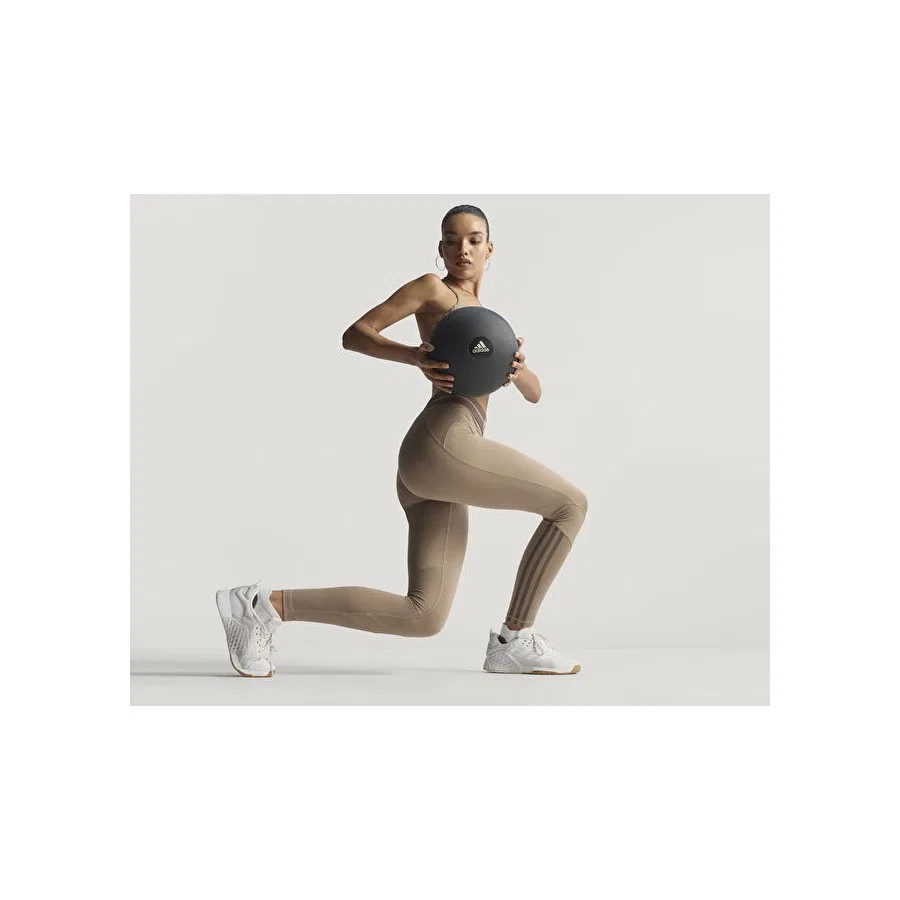 Женские спортивные леггинсы Hyg Rib 1/1 L adidas, Кремовый — фото 2