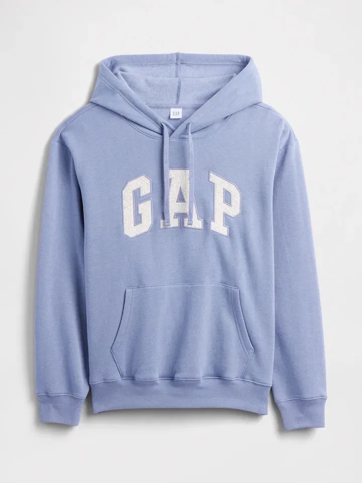 Женское худи свободное крой GAP, Light Blue — фото 3