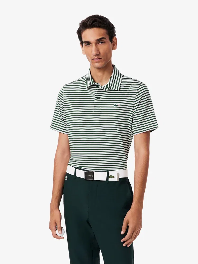 Футболка поло с полоской, мужская LACOSTE, Orange